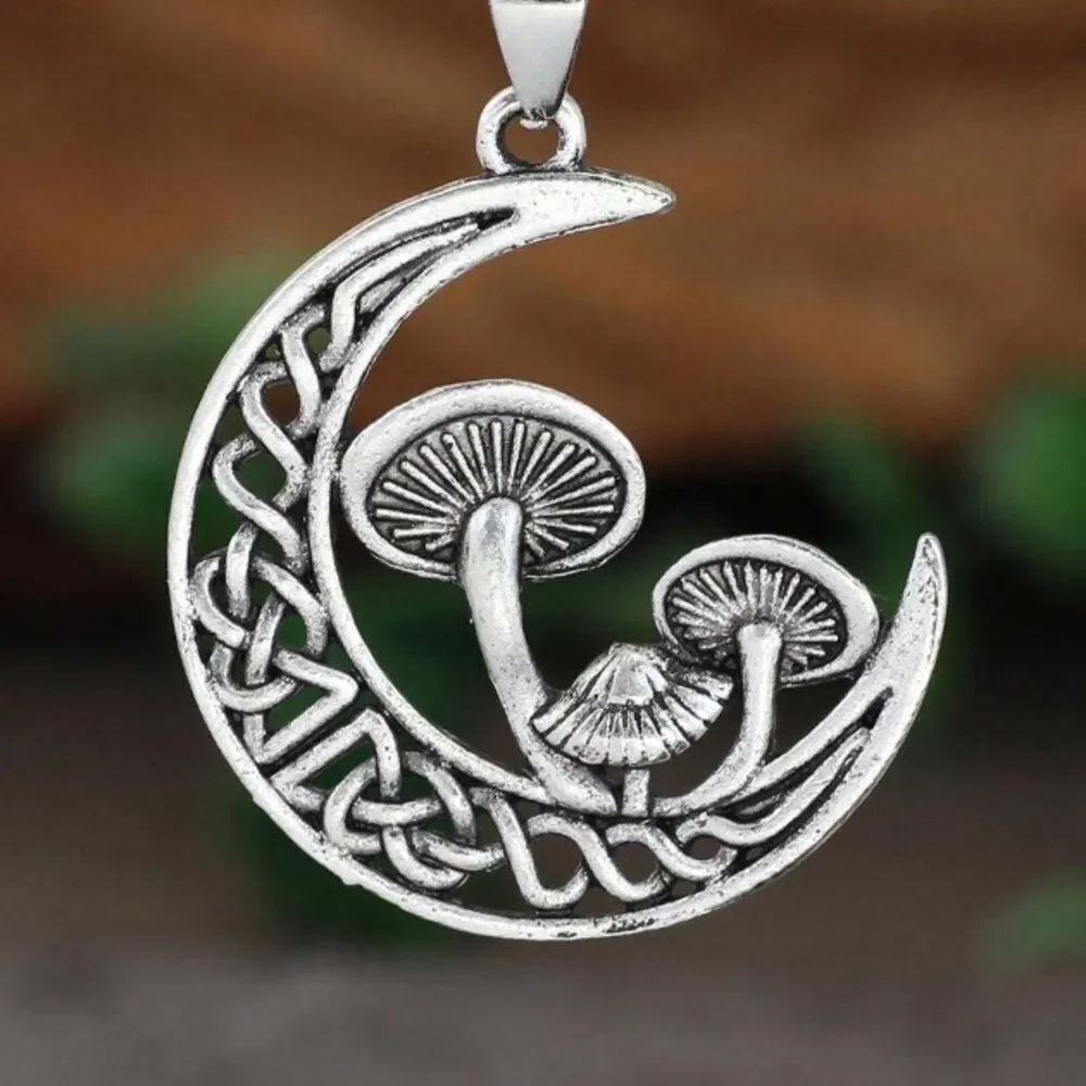 3for$20 necklace women mushroom
